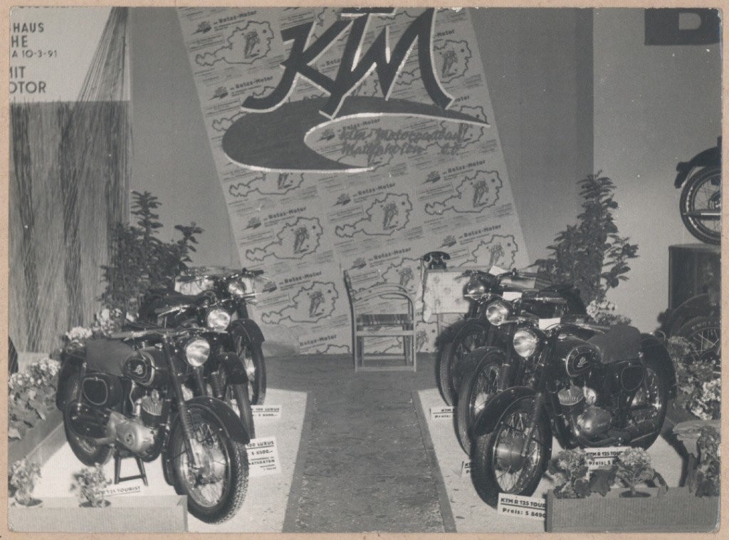 KTM Motorräder Ausstellung